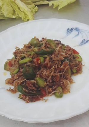 Foto resep Teri nasi medan pedas