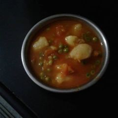 Aloo matar A picture of Aloo matar.