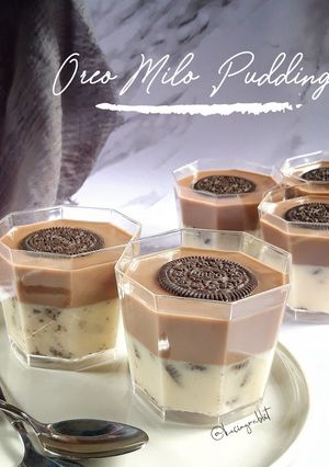 Foto resep (1.34) Oreo Milo Pudding