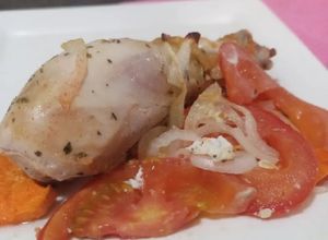 Una foto de Pollo marinado