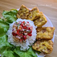 Tempe Sambal Matah A picture of Tempe Sambal Matah.