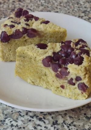 抹茶紅豆蒸蛋糕 的食譜成品照片