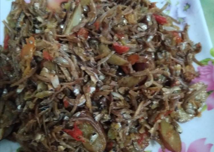 Resep Sambal teri jengkol pedesnya kemana2 yang Enak Banget
