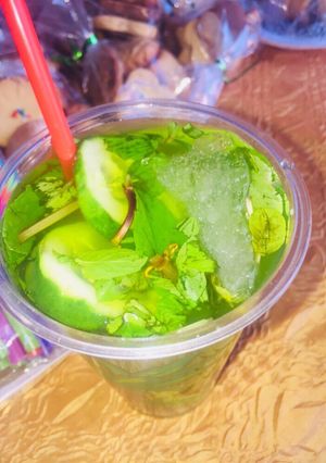 A picture of Mint leaflemonade.
