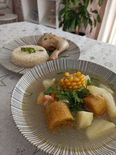 Una foto de Sancocho de Gallina - Mi receta 100