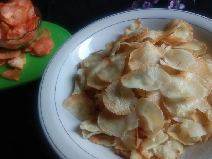 Langkah Mudah untuk Membikin Resep Keripik singkong kriuk kriuk yang Menggugah Selera Anti Ribet, Menggugah Selera