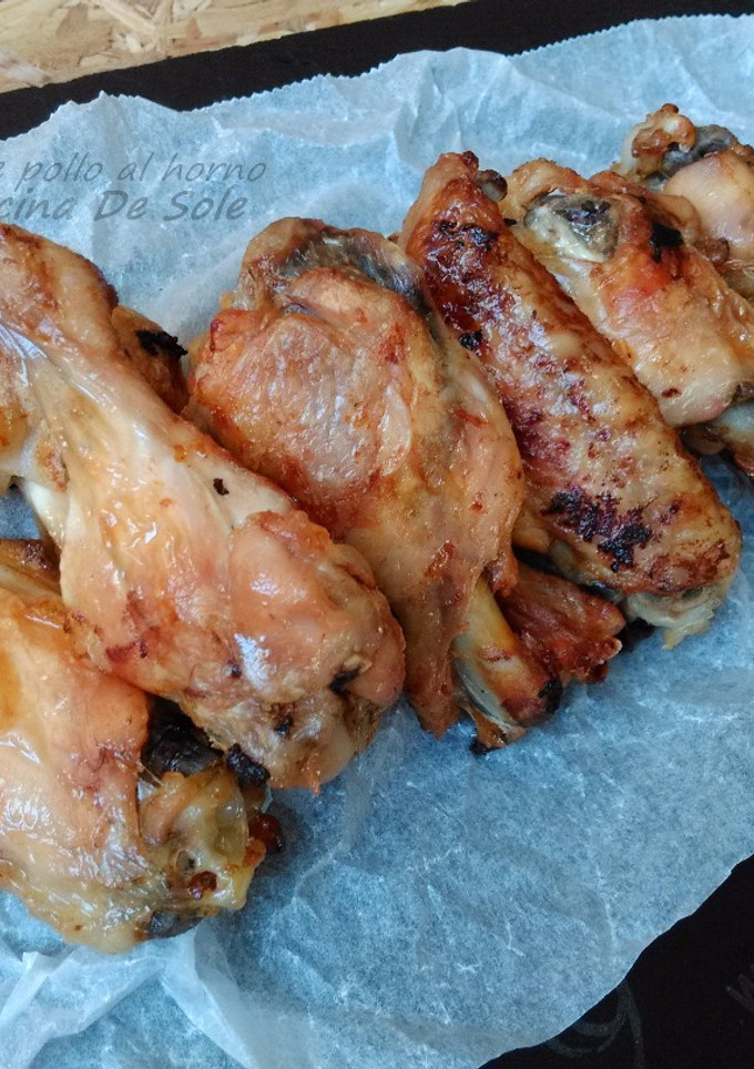 Una foto de Alitas de pollo al horno