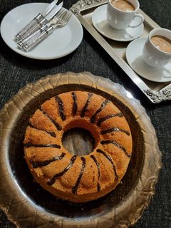عکسی از دستور کیک آرد نخودچی