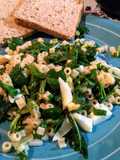 Ensalada de rúcula y fideos