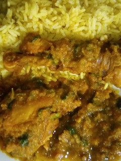 A picture of Chicken curry.