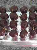 Cerezas bañadas en chocolate