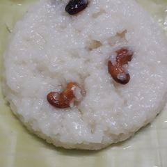 A picture of Kalkandu pongal/ kalkandu sadam.