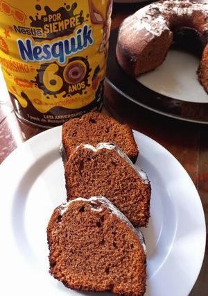 Una foto de 🎯 Budín de chocolate Nesquik