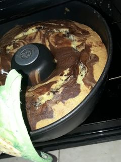 Una foto de Budín Ingles marmolado