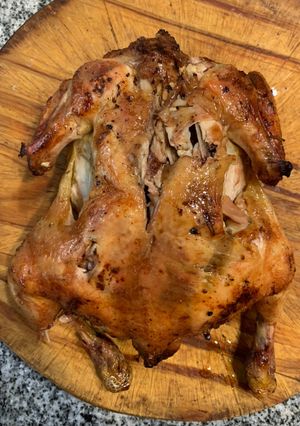 Una foto de Pollo al horno
