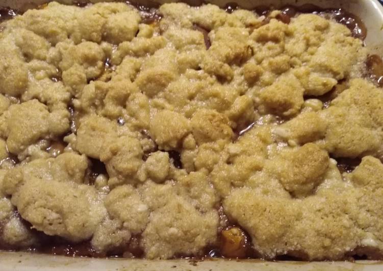 Easiest Way to Make Speedy Peach cobbler