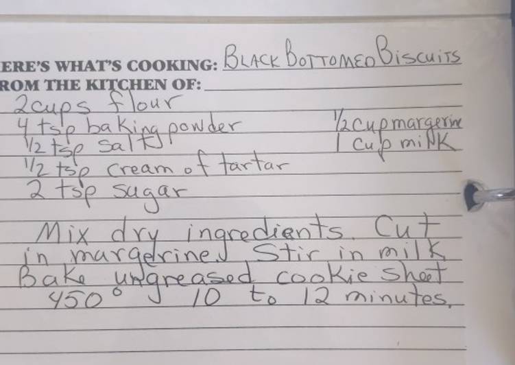 Black Bottomed Biscuits Black Bottomed Biscuits