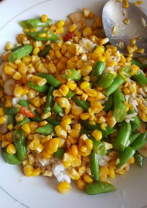 Foto resep orak arik jagung dan buncis