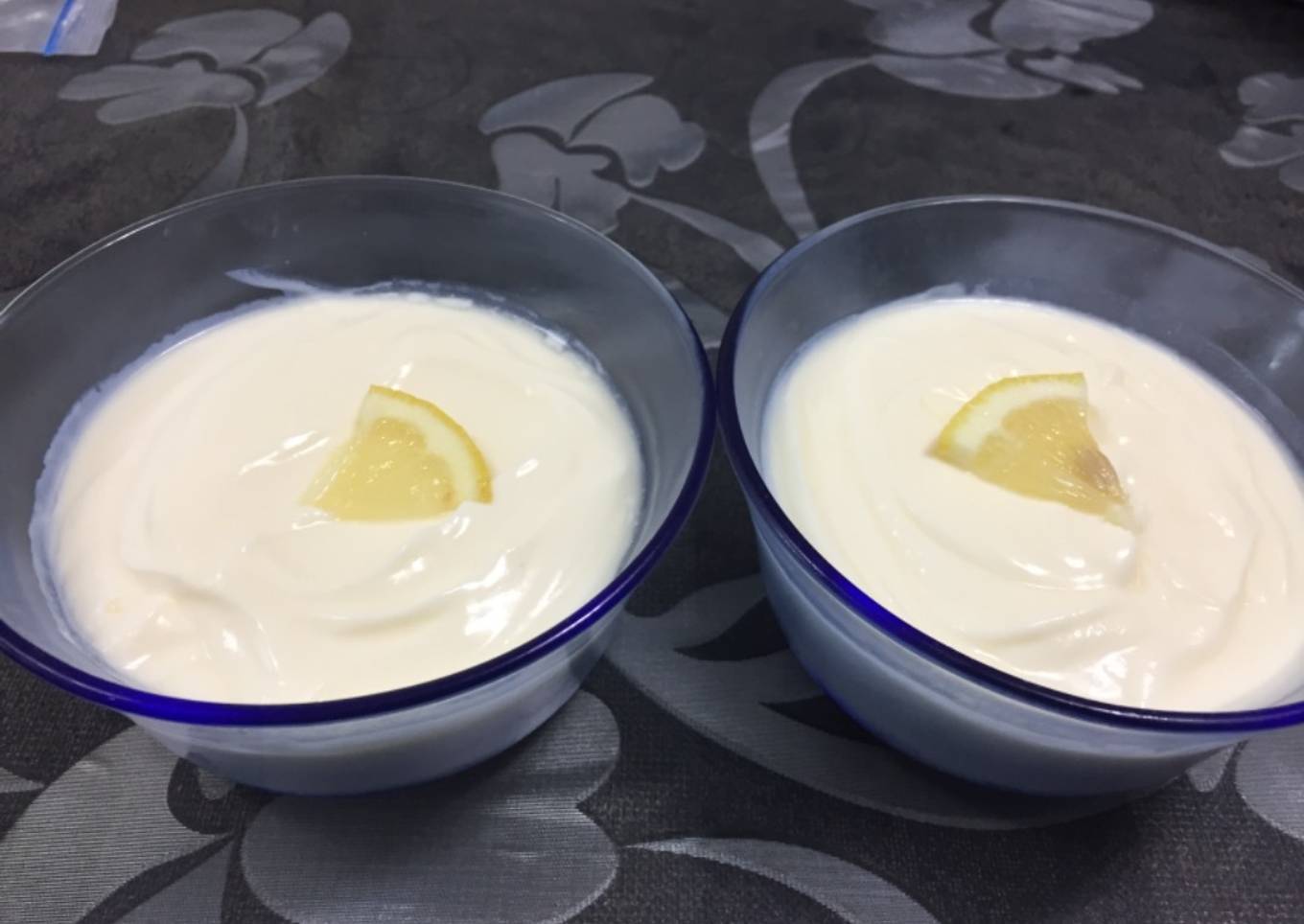 3 ingredients Lemon Mousse