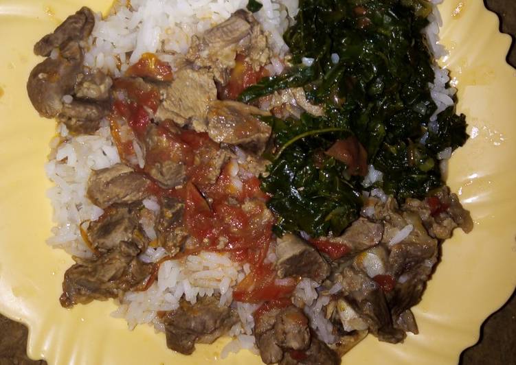 Easiest Way to Prepare Any-night-of-the-week Beef stew with rice #4 weeks challenge