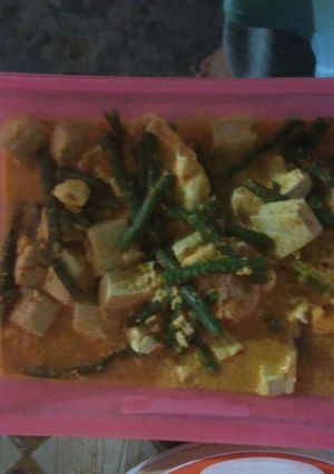 Foto resep Gulai tahu + kacang panjang + telor