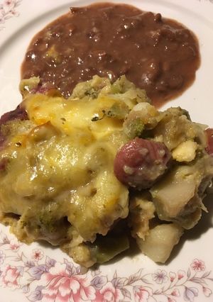Una foto de Brócoli gratinado