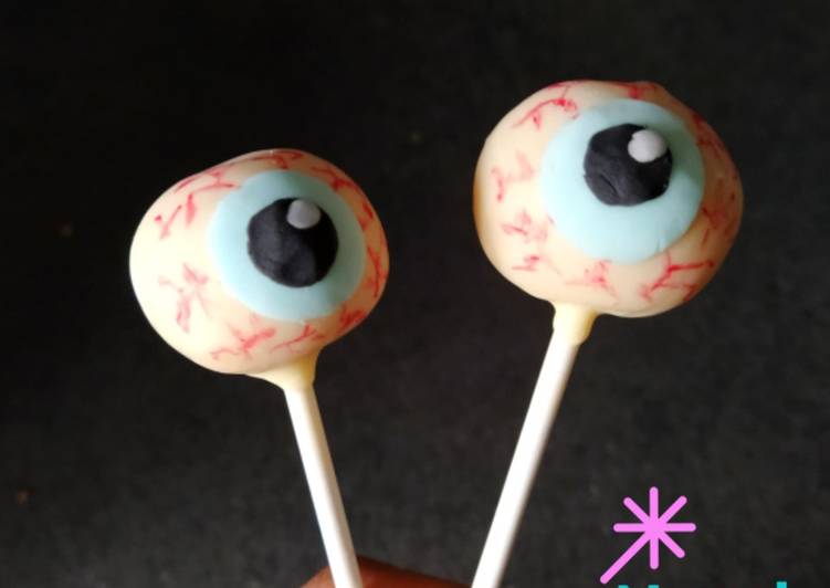 Augapfel Cake Pops