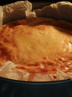 Una foto de Tarta de queso la viña