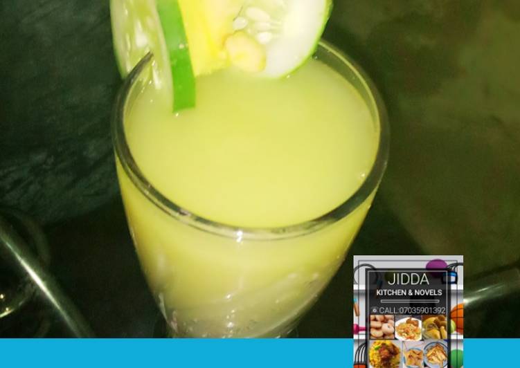 Recipe of Quick Cucumber and ginger juice