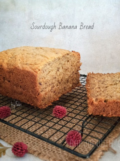 Foto resep Sourdough Banana Bread (starter aktif)