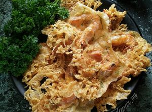 Foto resep PEYEK UDANG RM Padang awet kriuknya