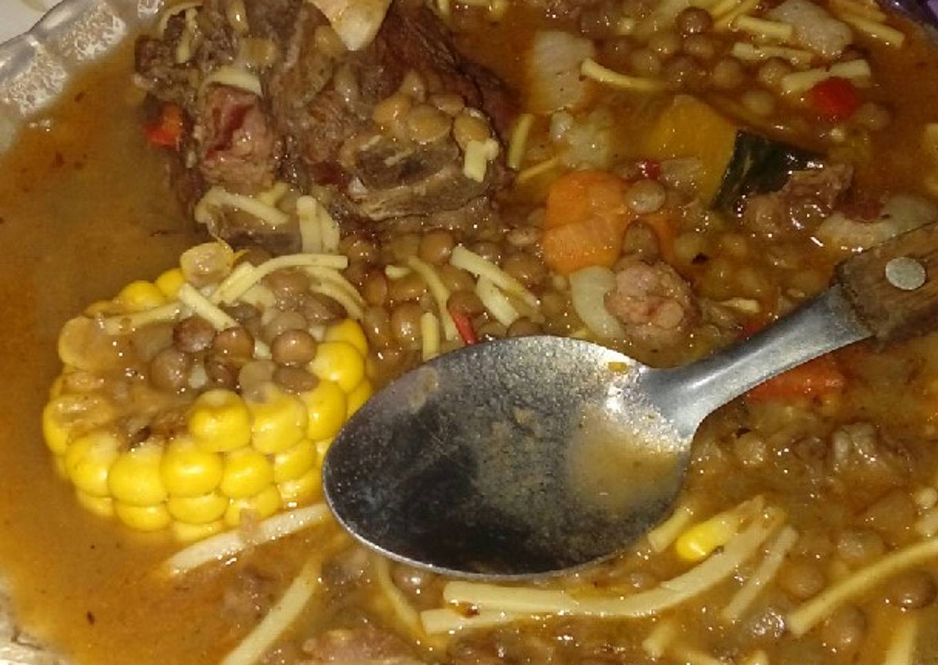 Guiso de Lentejas a mi gusto 😊