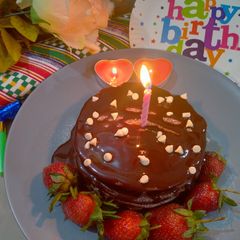 A picture of Chocolate pancakes.