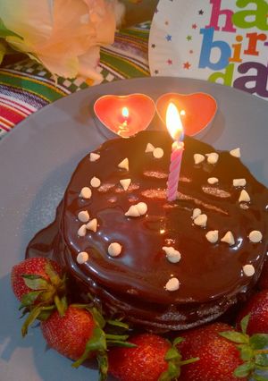 A picture of Chocolate pancakes.