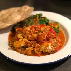 A picture of Kerala fish curry.
