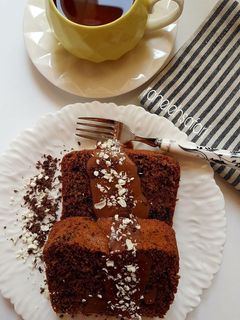 عکسی از دستور کیک دبل چاکلت