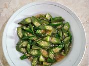 Gambar okra kecap asin