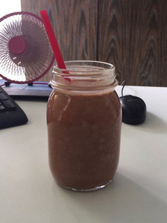 Una foto de Batido saciante y saludable