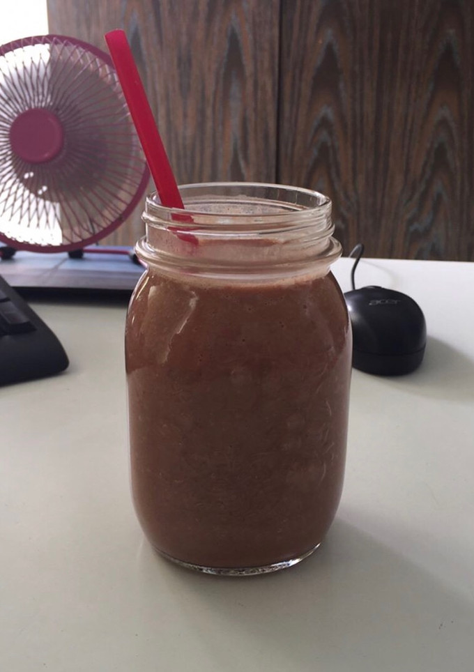 Una foto de Batido saciante y saludable