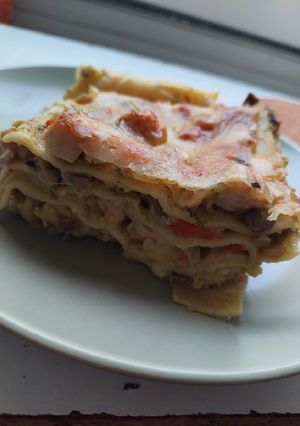 Tárkonyos-csirkés lasangna 🍝 recept fotója