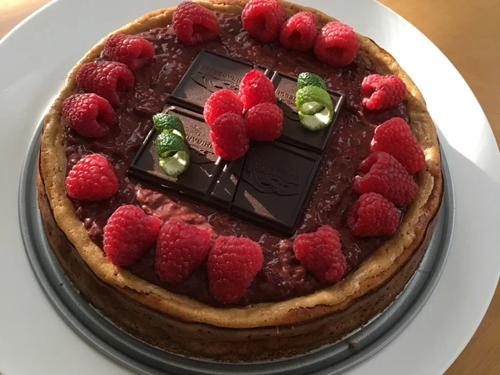 Easy Ways Prepare|Recipe} Dark Chocolate Coconut Raspberry Cheesecake the Perfect, Really Delicious