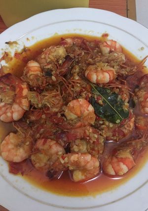 Foto resep Udang bumbu pedas
