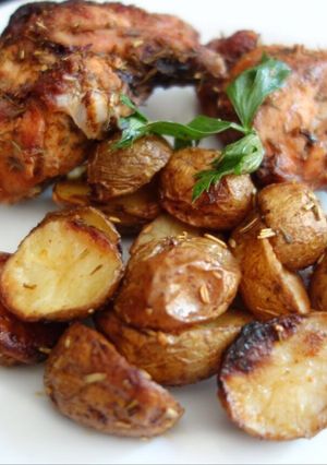 Foto resep Spicy Roasted Chicken