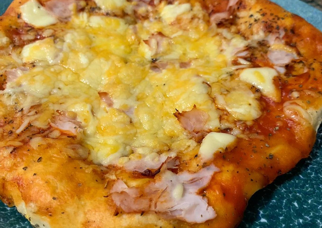 Pizza casera en airfryer