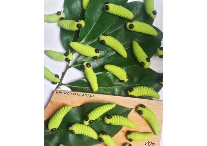 Caterpillar Cookies (Kukis Ulat Bulu)