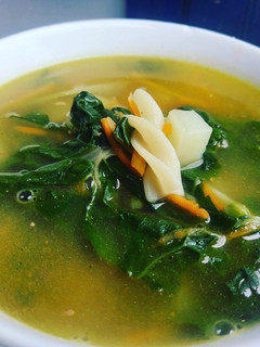 A picture of Mixed veg soup for cold weather.