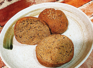 生酮版黃金亞麻子漢堡麵包 的食譜成品照片