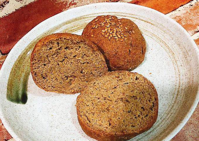 生酮版黃金亞麻子漢堡麵包食譜與作法by 小翎的生酮飲食實驗室 Cookpad