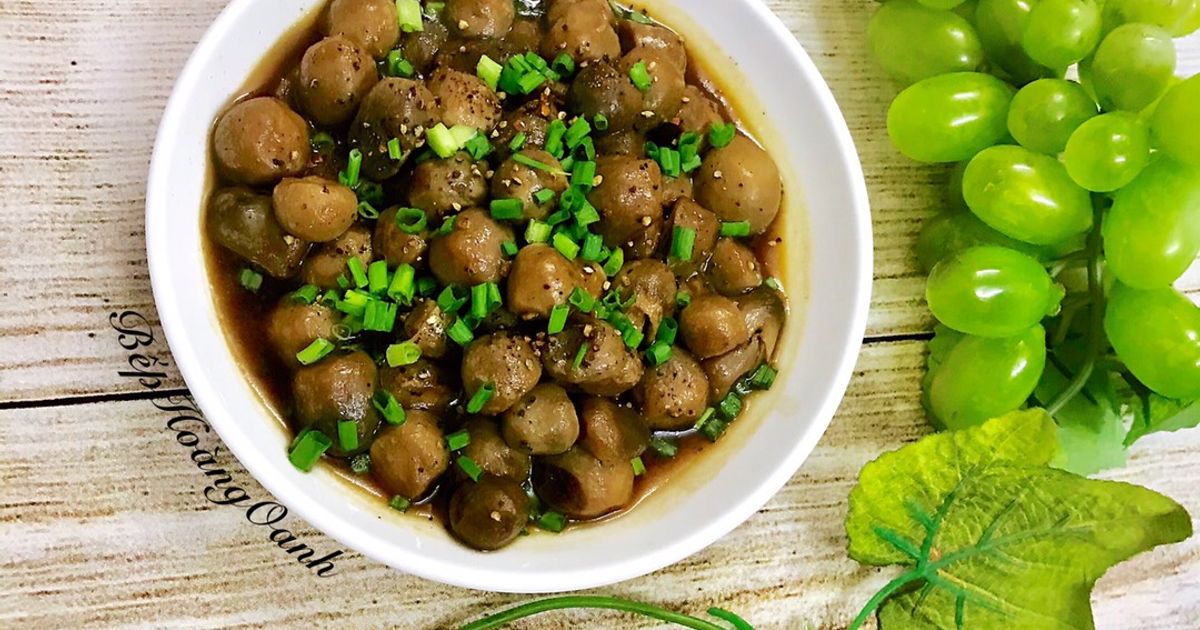 Cách Làm Món Nấm Rơm Kho Tiêu của Hoàng Oanh - Cookpad