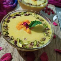 Mango custard A picture of Mango custard.